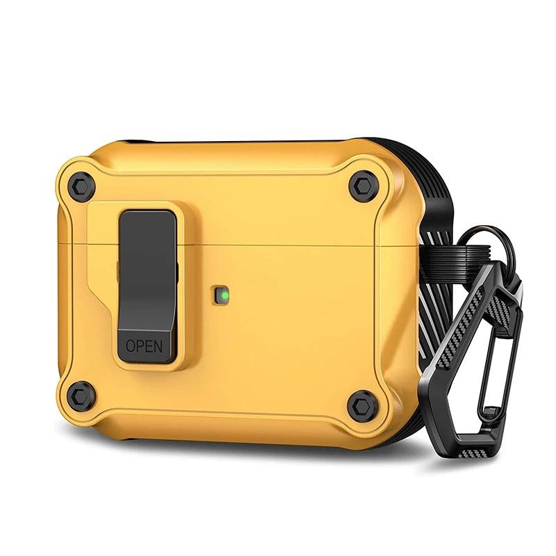 Case for AirPods Pro 3 with Carabiner Lock Design with Cleaner Kit for AirPods Pro 3 Full Body Protective Case for AirPods Pro 3