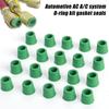 100/50PCS Rubber Gasket Air Conditioning 1/4'' Charging Hose Valve Gasket Manifold Repair Seal Kit Replacement Car Accessories