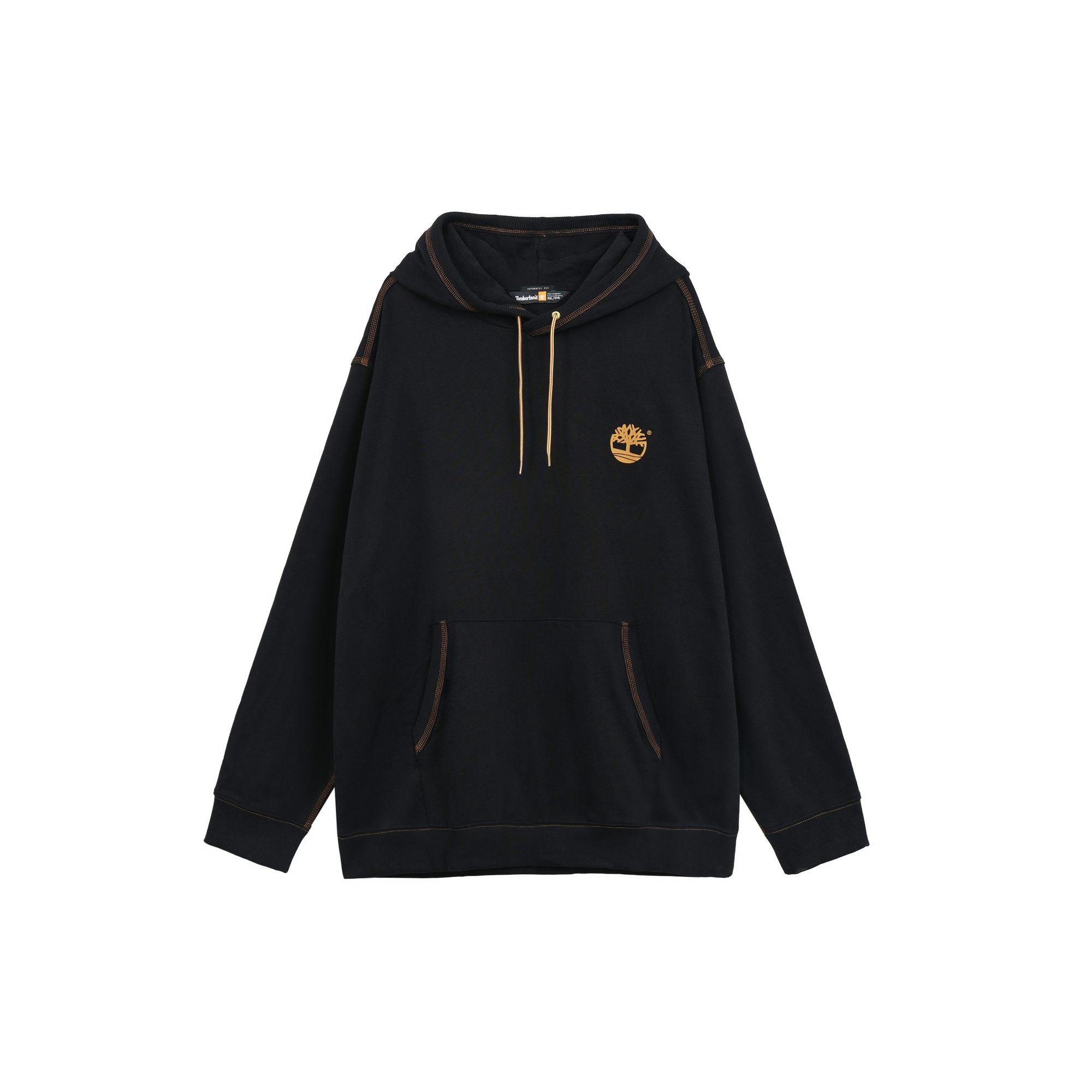 Timberland Sweatshirts Men`s Black Hooded Moderate