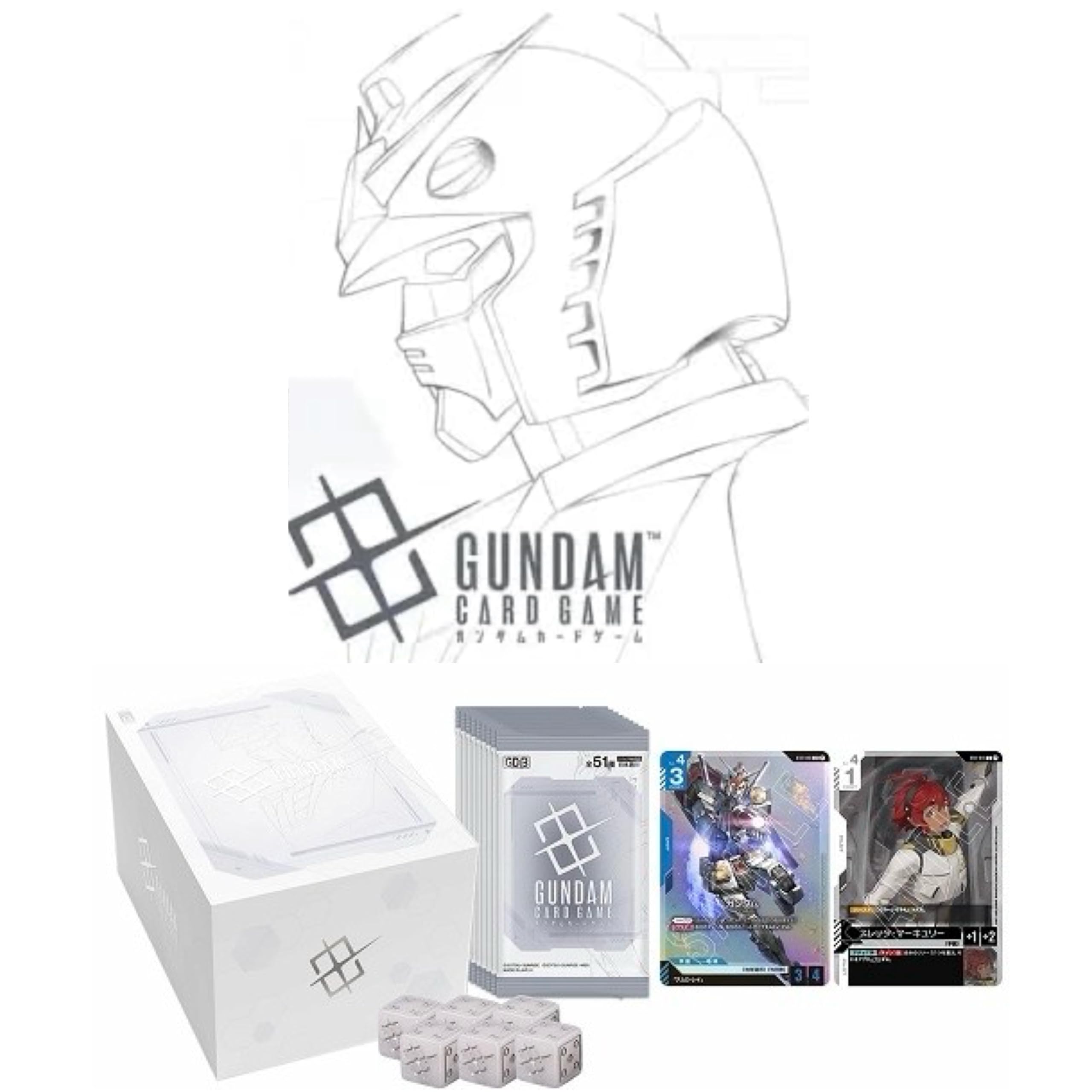 

Gundam Card Game Limited BOX PMMA Damage Counter Dice Card Set Online Limited Product [1BOX] Ver. &
