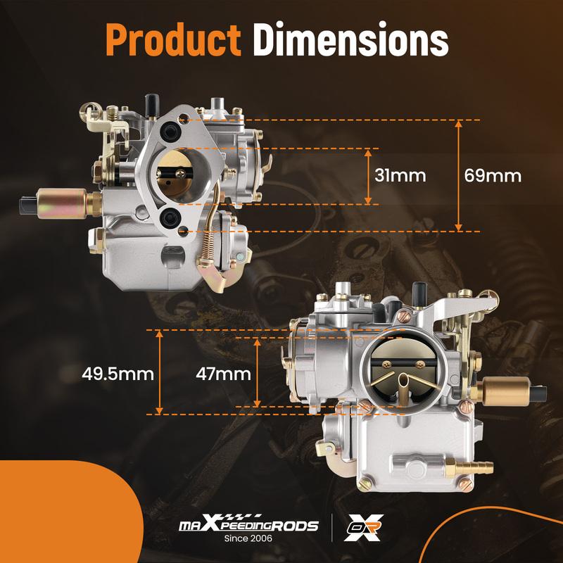 Air-cooled Carburetor Carb for Volkswagen Beetle 113129029A 30/31 PICT-3 Sale