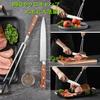 Irai Utaki Knife Set: Carving Fork and Steak Knife (2-piece Set) - Stainless Steel and Natural Wood - Perfect for Carving Meat Dishes and Authentic BB
