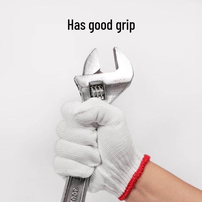 NHZHIW Wear-Resistant Thickened Cotton Nylon Work Gloves