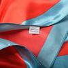 Spring Red Blue Silk Scarf Hijab Chinese Style Lily Design Square Scarves Wraps Fouldard Fall Winter Scarves Shawls