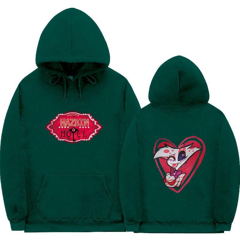 Hazbin Hotel Hoodie Unisex Oversized Pullover Sweatshirt Casual Wear