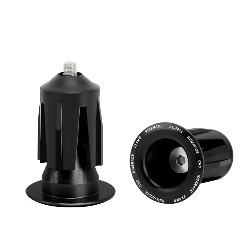 

1 пара заглушек для руля велосипеда, алюминиевый сплав, заглушка для руля горного/шоссейного велосипеда, многоцветные аксессуары для руля велосипеда чёрный