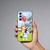 Cartoon Dog B-Blueys Phone Case For Samsung Galaxy A73,A21s,A22,A31,A52,A53,A71,A41Soft Black Shell