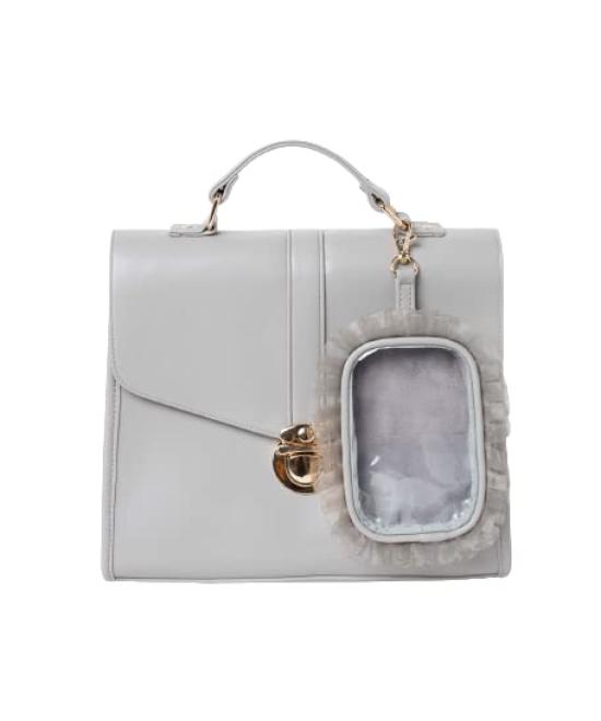 

2WAY Letter Flap Ita Bag Ita Shoulder Itaba BAG Oshikatsu Oshikatsu Goods Event Live Otakatsu Oshikatsu Bag Clear Bag Deco Bag Bag Bag Going Out сірий колір