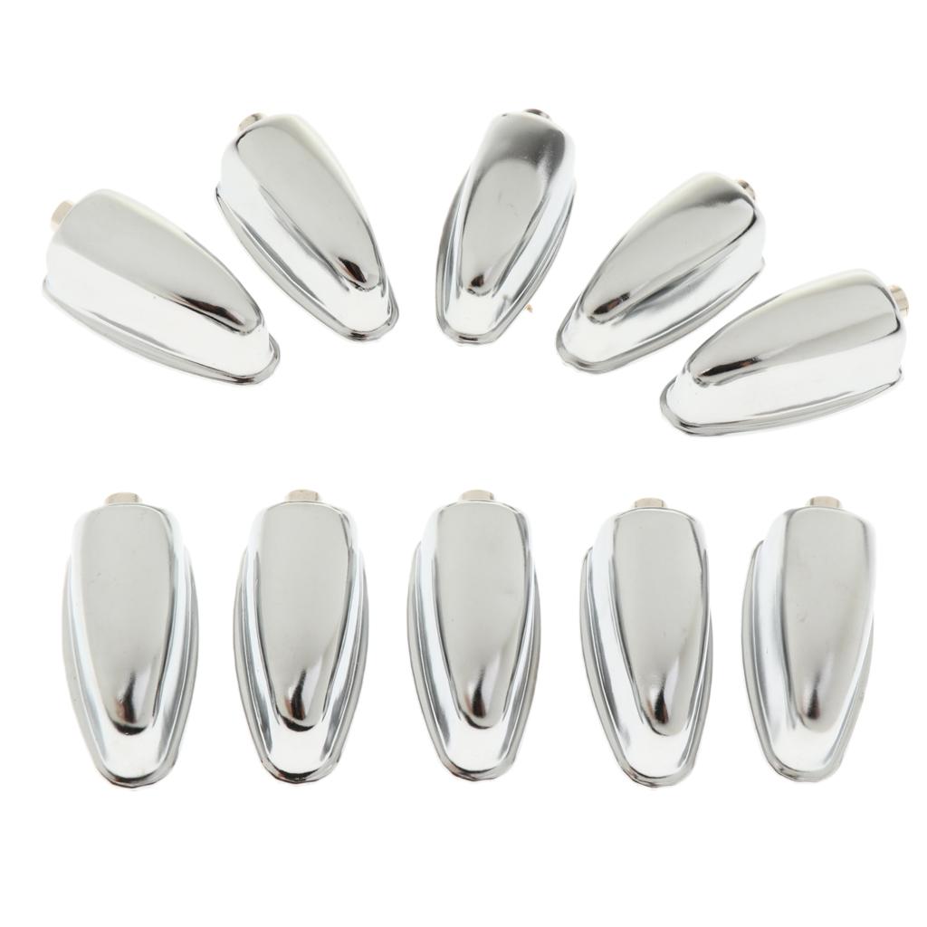 

10 pcs Iron Snare Drum Lug Bass Drum Claw Hooks Percussion Instrument Parts Accessories срібний
