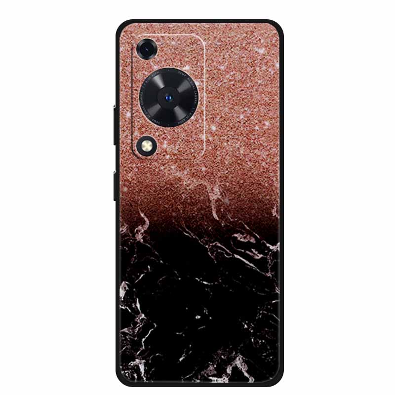 For Huawei nova Y72 Case Marble Soft Silicone TPU Phone Cases Back Cover For Huawei Enjoy 70 NovaY72 Painted Shockproof Coque