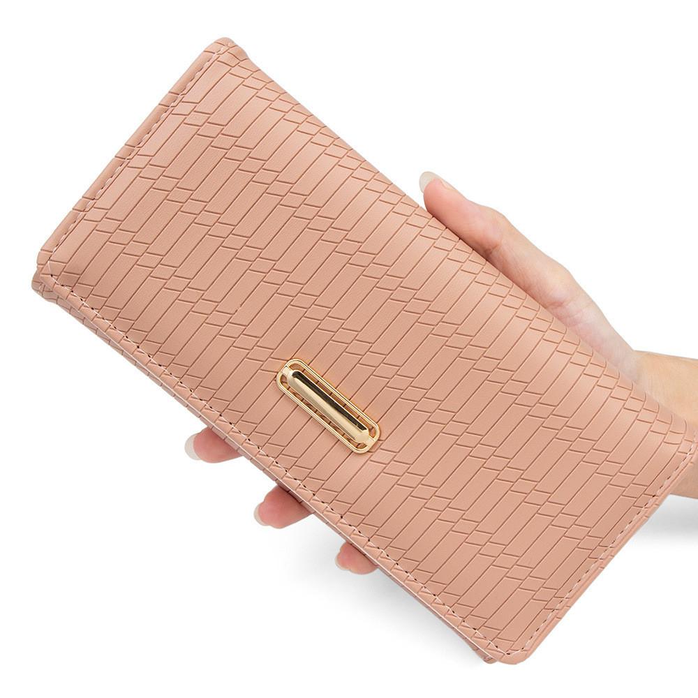 Pu Long Wallet For Women With Multiple Card Slots And Coin Pocket For Daily Use