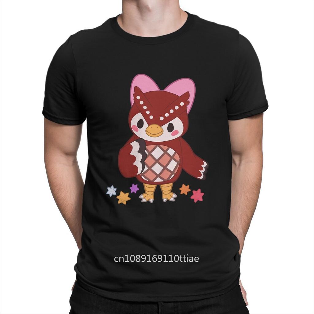 Animal Funny Crossing Timmy Game Newest TShirt for Celeste Stars Collar Basic T Shirt Distinctive Gift Clothes Streetwear Unisex