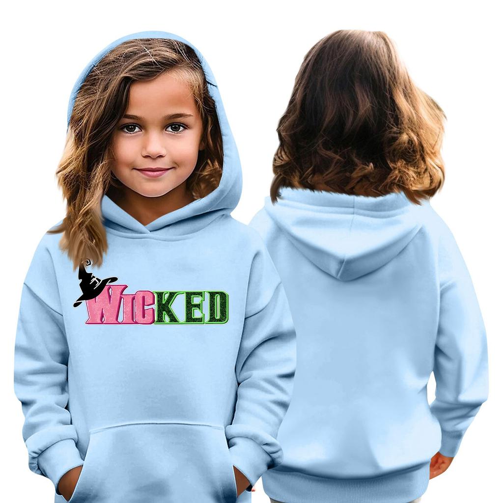 Kinder Hoodie Jungen und Mädchen Mode bedruckt Langarm Kapuzentasche Hoodie
