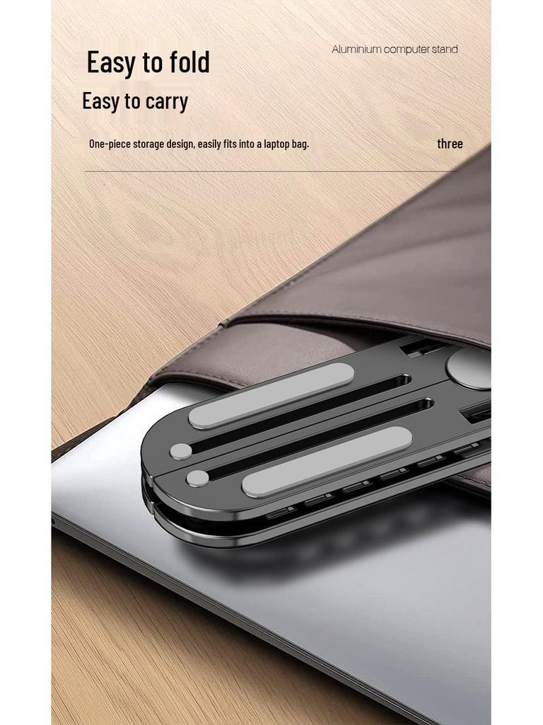 Folding Portable Aluminum Laptop Stand & Riser