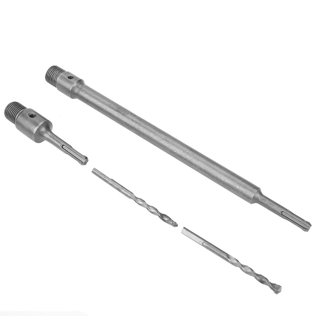 10Pcs TCT Core Drill Set SDS Plus Extension Shank Tungsten Masonry Hole Cutters