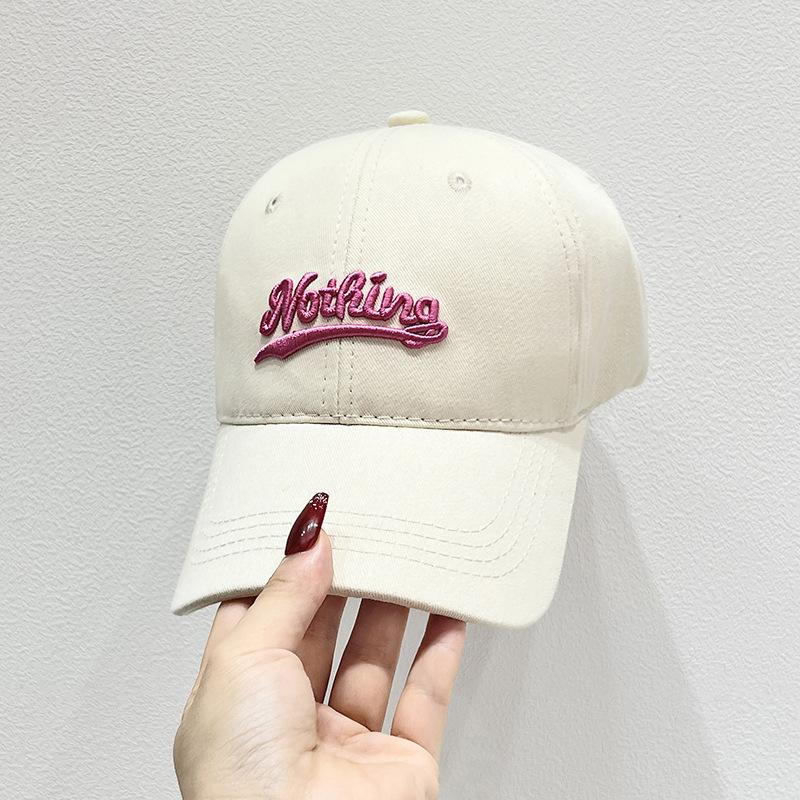 

Бейсболка женская с вышитыми буквами, большая окружность головы, солнцезащитный козырек, студенческая кепка-утконос, мужская, для пары Adjustable