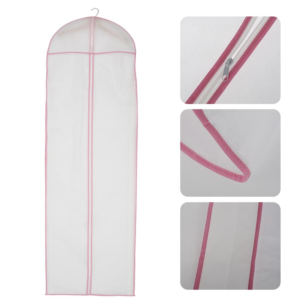 Wedding Dress Dust-proof Bag High-end Clothes Suit Jacket Hanging Waterproof Protector Covers Transparent Fully Enclosed