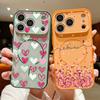Lovely Hearts Pattern Case For iPhone 17 Pro Max Funda iPhone 16 15 14 13 Pro Max Magnetic For Magsafe Hybrid Slim Matte Cover