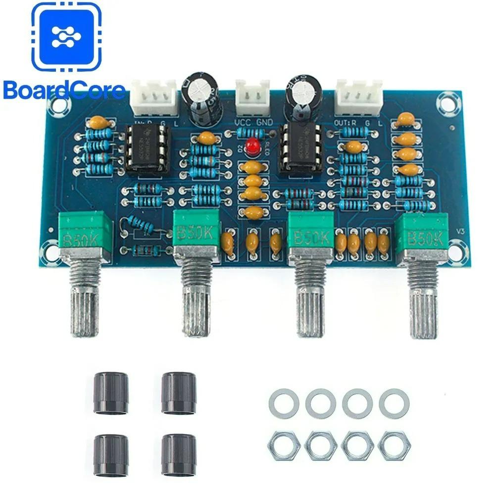 XH-A901 Vorverstärker Preamp mit Höhen Bass NE5532 Klangregler Lautstärkeregelung Vorverstärker Klangregler für Verstärkerplatine