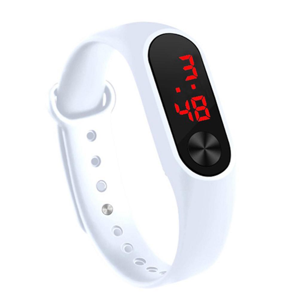 Sports LED Digital Wrist Watch Casaul Digital Wristwatch with Soft Adjustable Strap for Children Students