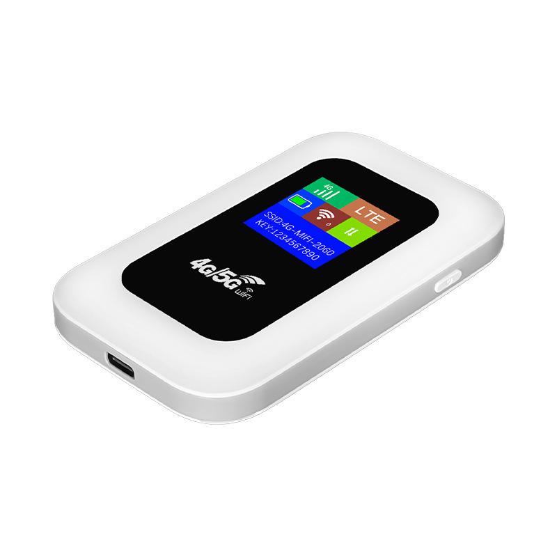 4G/5G LTE Portable MiFi Router with Color Screen & SIM Card Slot