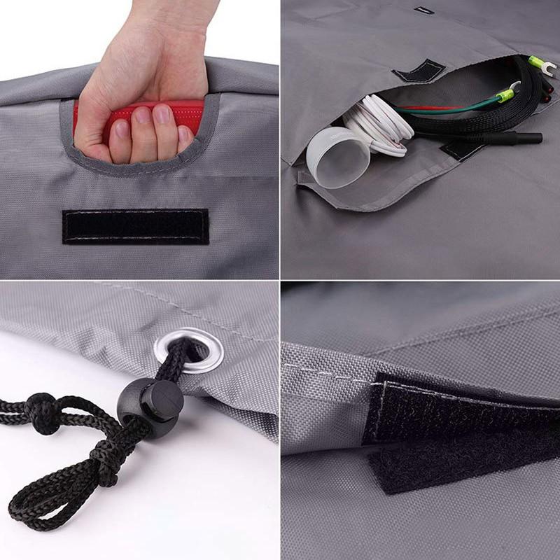 Heavy Duty Outdoor Generator Cover Waterproof Oil Resistant Storage Protector for Backup Power Units