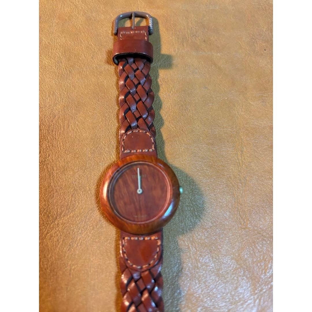 Used TISSOT Woodwatch W150 Watch Junk