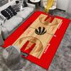 Basketball Court Rug Design Suitable As a Non-slip Mat for the Living Room or Bedroom Sofa