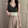 "881 Warm Plus Velvet Thickened Camisole for Autumn and Winter – Comfortable Slim Fit Vest for Layering"