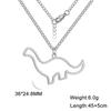 Cazador Brachiosaurus Dinosaur Necklace for Women Boys Gift Stainless Steel Choker Neck Chain Animal Jewelry 2026 Trend