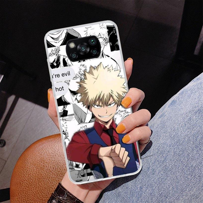 My Hero Deku Phone Case For Xiaomi Poco X7 X6 X5 Pro F7 Ultra Redmi 15C 15 13C 13 12C 12 10 10A 10C 9 9A 9C 9T Cover Poco X7 X6