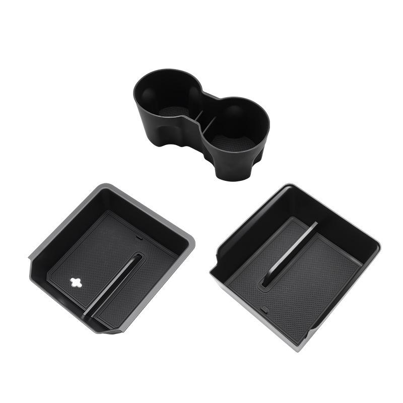 Updated Model 3/Y Center Console Armrest Storage Box for Tesla - Essential Car Accessory