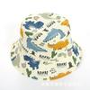 Cappello da Pesca Cartone Animato Dinosauro per Bambini - Cappello da Sole Leggero Primaverile - Cappello da Pesca Carino e Traspirante per Uscite dei Bambini