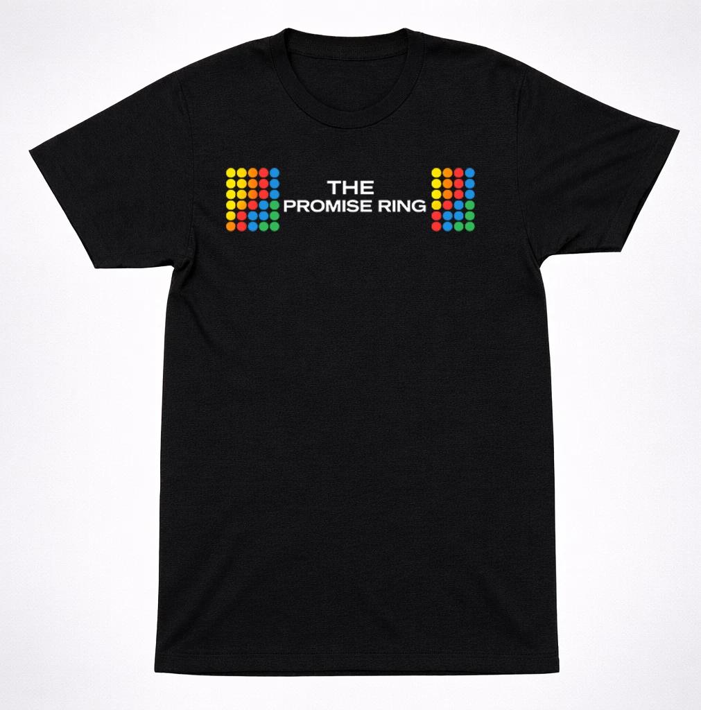 The Promise Ring Color Dot Logo T-Shirt Midwest Emo 90s Indie Rock Tee 2XL