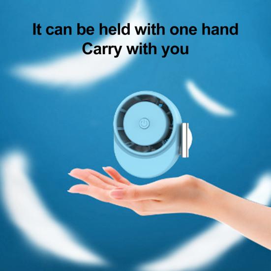 Přenosný pasový ventilátor Ultra tichý 3 rychlosti Nastavitelný Klipový Mini ventilátor