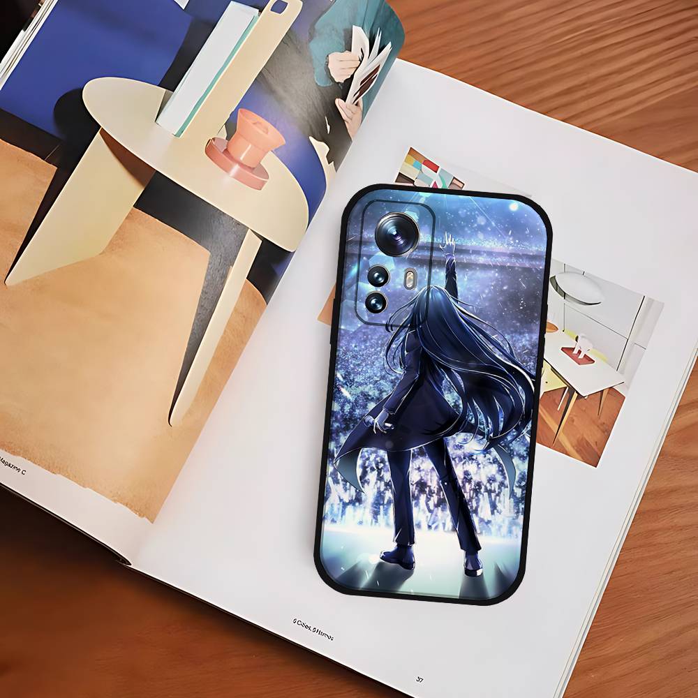 Idol A-Ado Phone Case For Xiaomi 11 12 Redmi Note 11 5G 8T 9A 9 10T Note 8 9 12SUltra Shockproof, Slim, Black,Case
