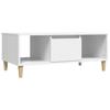 Coffee Tables Coffee Table White 90X50x36.5 Cm Engineered Wood