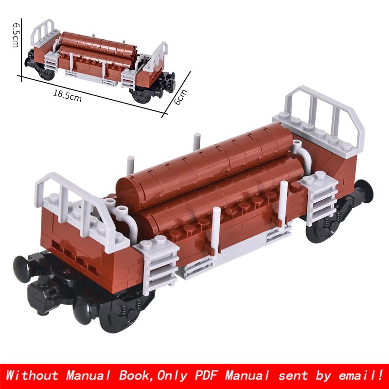 MOC City Creative Idea Technical Train Base Wheel Carriage Building Blocks Bricks Assembled DIY Toys for Kids Christmas giftS