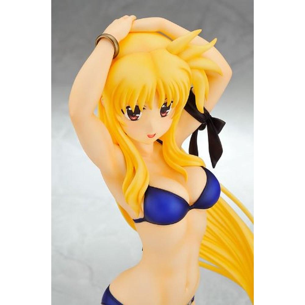 Good Smile Company Nanoha StrikerS Fate T. Harlaown Swimsuit Ver. 1/4 Scale PVC Painted Complete Figure