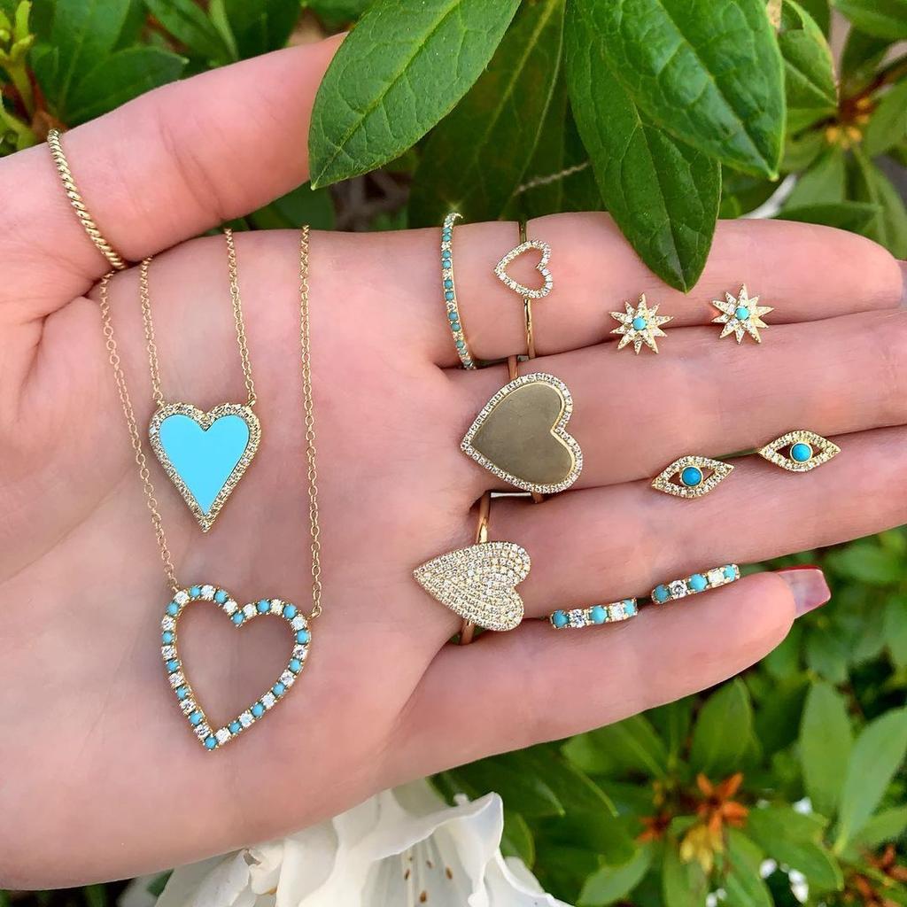 IN Style Classic Peach Necklace Hot Match, Copper-plated K Real Gold Zircon-shaped Pendant, Jewelry Women