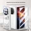 Compatible Honor Magic V6 Foldable Phone Case: Transparent Magnetic Charging, Full Coverage, Anti-Drop Protection.