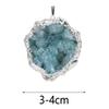 Stone Pendants Necklace Connectors Beautiful Crafts Irregular Shape, Decorative, Art Decor, Women