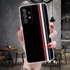Luxury Sports Line Cool Stripes Soft Phone Case For Samsung Galaxy S22 S23 S24 S25 Edge S26 Ultra S20 FE S21 Plus + Fundas Coque