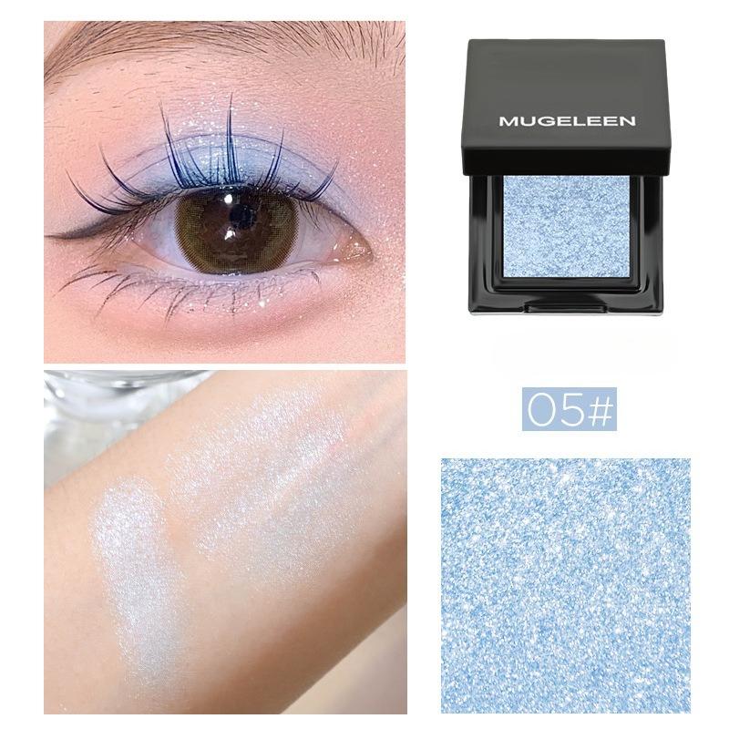 Spazio cowboy cosmico Evidenziatore Occhi Glitter Ombretto monocromatico Tavolozza Shimmer Satin Trucco Tavolozza Ombretto Kit evidenziazione