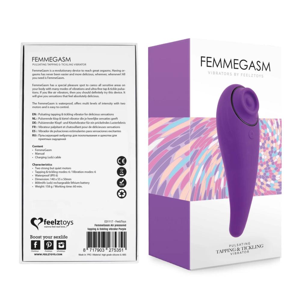 FeelzToys - Clitoral Stimulator for Amazing Orgasms Purple
