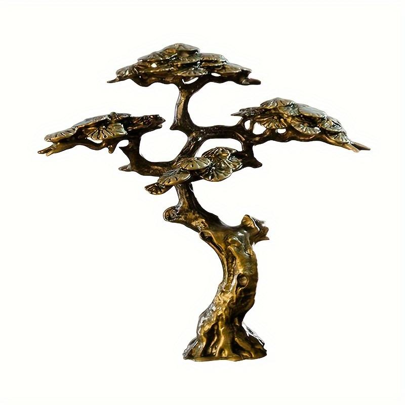 Charming Miniature Pine Statues for Bonsai and Garden Decorations, Ideal for Housewarming or Birthday Gifts
