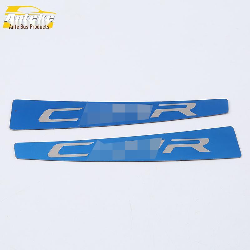 18 CHR Tylna płyta ochronna: Pedał Ochronny Klapy Bagażnika Ze Stali Nierdzewnej Dekoracyjny Cekin.