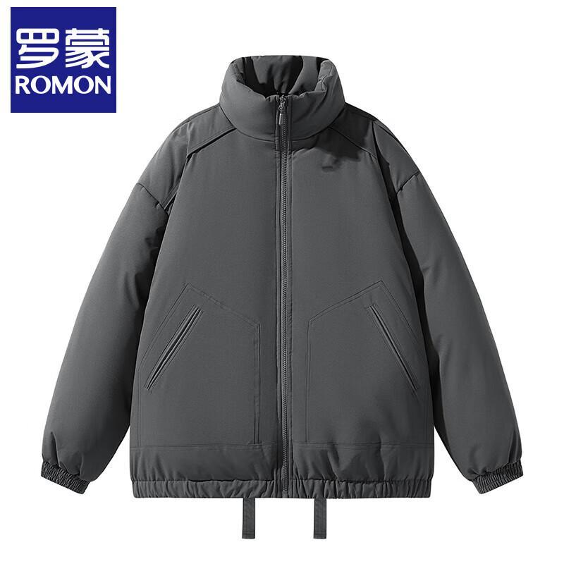 Romon Men's Stand Collar Padded Jacket