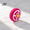 Latex Chew Toys for Small Medium Dogs Round Shield Dog Toy, Squeaky Interactive Durable Pet Fetch Teeth Cleaning Toy And Training
