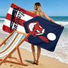 Cleveland Guardians Print Beach Towel, Large Soft Quick Dry Towel for Beach Camping Swimming